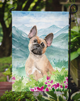 Mountian Flowers Fawn French Bulldog Flag Garden Size CK1978GF