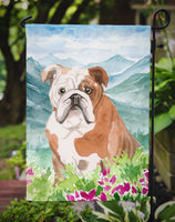 Mountian Flowers English Bulldog Flag Garden Size CK1979GF