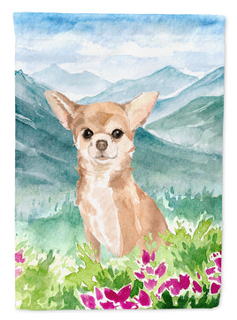 Mountian Flowers Chihuahua Flag Garden Size CK1983GF