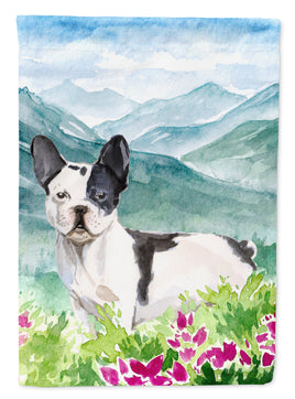 Mountian Flowers French Bulldog Flag Garden Size CK1991GF