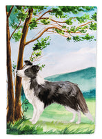 Under the Tree Border Collie Flag Canvas House Size CK2025CHF