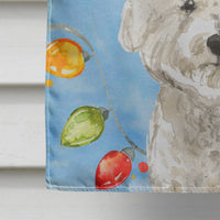 Christmas Lights Bichon Frise Flag Canvas House Size CK2472CHF