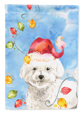 Christmas Lights Bichon Frise Flag Canvas House Size CK2472CHF