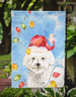 Christmas Lights Bichon Frise Flag Garden Size CK2472GF