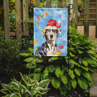 Christmas Lights Catahoula Leopard Dog Flag Garden Size CK2475GF