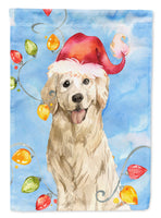 Christmas Lights Golden Retriever Flag Canvas House Size CK2479CHF