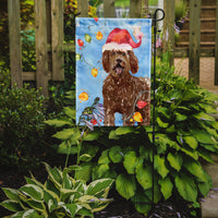 Christmas Lights Labradoodle Flag Garden Size CK2482GF