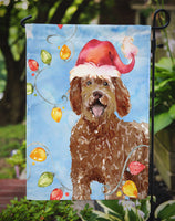 Christmas Lights Labradoodle Flag Garden Size CK2482GF