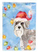 Christmas Lights Schnauzer #2 Flag Canvas House Size CK2490CHF