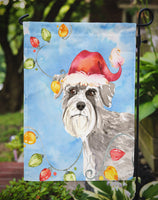 Christmas Lights Schnauzer #2 Flag Garden Size CK2490GF