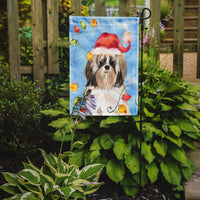 Christmas Lights Shih Tzu Flag Garden Size CK2493GF