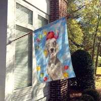 Christmas Lights Weimaraner Flag Canvas House Size CK2497CHF