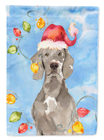 Christmas Lights Weimaraner Flag Canvas House Size CK2497CHF