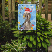 Christmas Lights Weimaraner Flag Garden Size CK2497GF