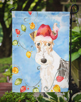 Christmas Lights Fox Terrier Flag Garden Size CK2501GF