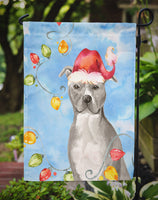 Christmas Lights Staffordshire Bull Terrier Flag Garden Size CK2502GF