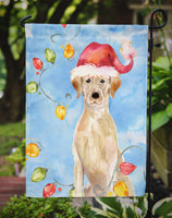 Christmas Lights Yellow Labrador Retriever Flag Garden Size CK2507GF