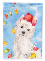 Christmas Lights Westie Flag Garden Size CK2511GF