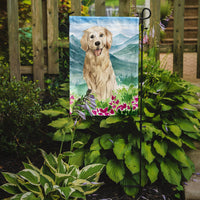 Mountain Flowers Golden Retriever Flag Garden Size CK2536GF