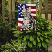 American Shorthair American Flag Flag Garden Size CK3029GF