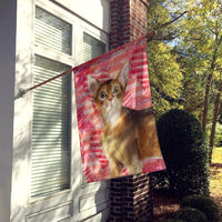 Abyssinian Cat Love Flag Canvas House Size CK3042CHF