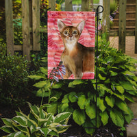 Abyssinian Cat Love Flag Garden Size CK3042GF