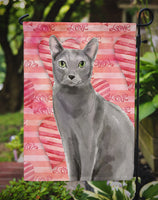 Blue Russian Cat Love Flag Garden Size CK3046GF