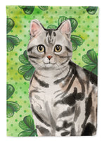 American Shorthair Shamrock Flag Garden Size CK3059GF