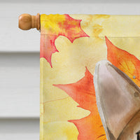 Abyssinian Fall Leaves Flag Canvas House Size CK3072CHF