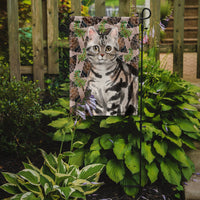 American Shorthair Pine Cones Flag Garden Size CK3089GF