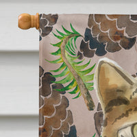 Bengal Pine Cones Flag Canvas House Size CK3090CHF