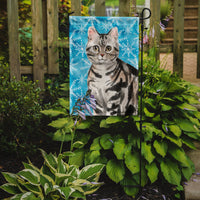 American Shorthair Winter Snowflake Flag Garden Size CK3104GF