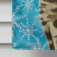 Bengal Winter Snowflake Flag Canvas House Size CK3105CHF