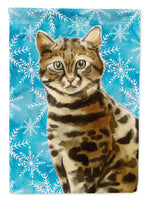 Bengal Winter Snowflake Flag Canvas House Size CK3105CHF