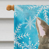 Bombay Winter Snowflake Flag Canvas House Size CK3107CHF