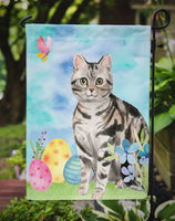 American Shorthair Easter Eggs Flag Garden Size CK3134GF