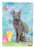 Blue Russian Easter Eggs Flag Canvas House Size CK3136CHF