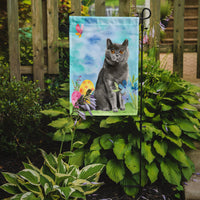 British Shorthair Easter Eggs Flag Garden Size CK3138GF