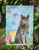 British Shorthair Easter Eggs Flag Garden Size CK3138GF