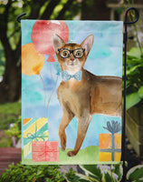 Abyssinian Happy Birthday Flag Garden Size CK3162GF