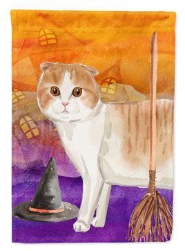 Scottish Fold Halloween Flag Canvas House Size CK3188CHF