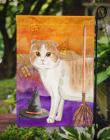 Scottish Fold Halloween Flag Garden Size CK3188GF