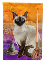 Siamese Halloween Flag Canvas House Size CK3189CHF