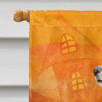 Hallween Border Collie Flag Canvas House Size CK3207CHF