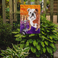 Hallween English Bulldog Flag Garden Size CK3215GF