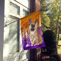 Hallween Fawn French Bulldog Flag Canvas House Size CK3216CHF