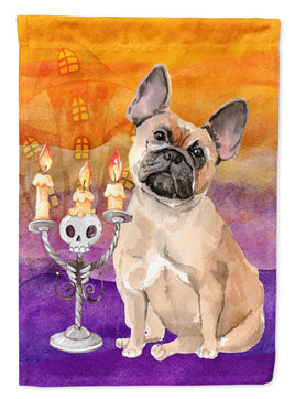 Hallween Fawn French Bulldog Flag Canvas House Size CK3216CHF