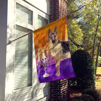 Hallween German Shepherd Flag Canvas House Size CK3217CHF