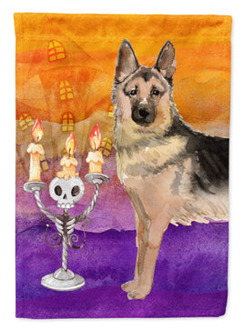 Hallween German Shepherd Flag Canvas House Size CK3217CHF