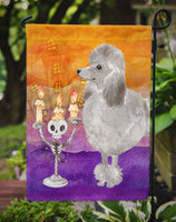 Hallween Silver Poodle Flag Garden Size CK3219GF